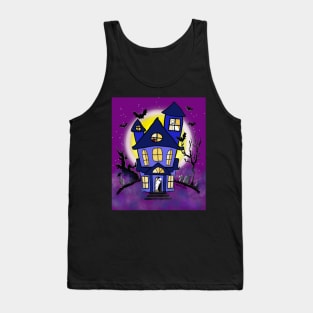 Ghost Haunted House Tank Top